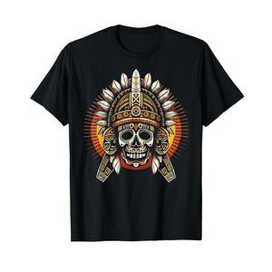 Mictlantecuhtli Aztec God Of Death Skull T-Shirt